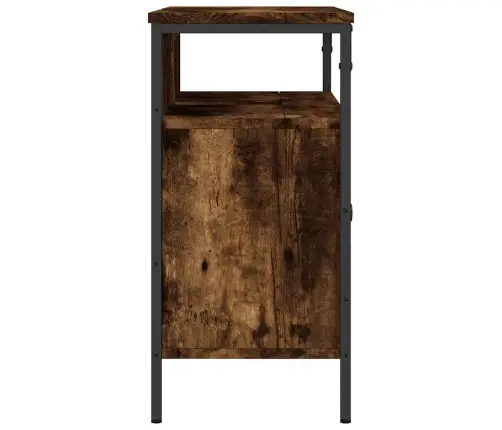 Spintelė Praustuvui, Dūminio Ąžuolo, 80X30X60cm Mediena