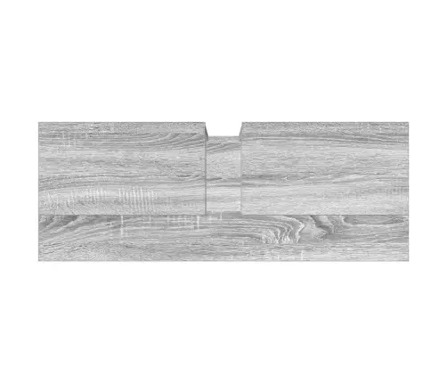 Izlietnes Skapītis, Pelēks, 80X30X60 Cm, Inženierijas Koks Vidaxl