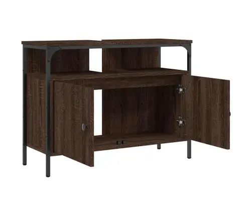 Izlietnes Skapītis, Brūns, 80X30X60 Cm, Inženierijas Koks Vidaxl