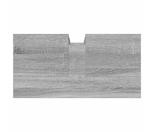 Izlietnes Skapītis, Pelēks, 60X30X60 Cm, Inženierijas Koks Vidaxl