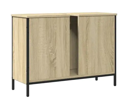 Spintelė Praustuvui, Ąžuolo, 80X30X60cm Apdirbta Mediena