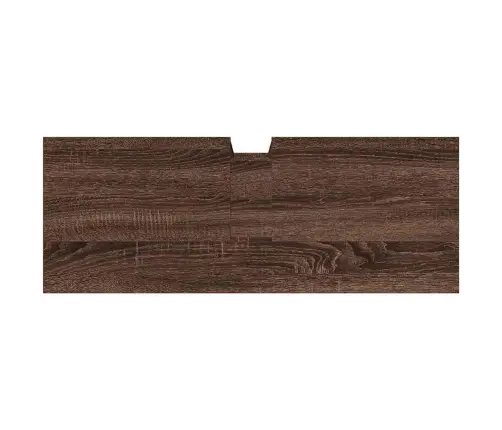 Spintelė Praustuvui, Ruda Ąžuolo, 80X30X60cm Apdirbta Mediena