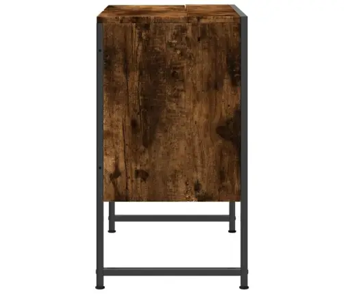 Spintelė Praustuvui, Dūminė, 60X33X60cm Apdirbta Mediena