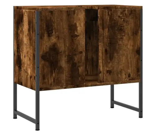 Spintelė Praustuvui, Dūminė, 60X33X60cm Apdirbta Mediena