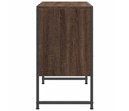 Izlietnes Skapītis, Ozola, 80X33X60 Cm, Inženierijas Koks Vidaxl