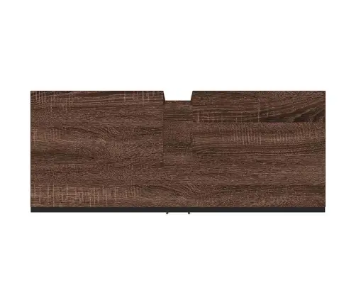 Izlietnes Skapītis, Ozola, 80X33X60 Cm, Inženierijas Koks Vidaxl