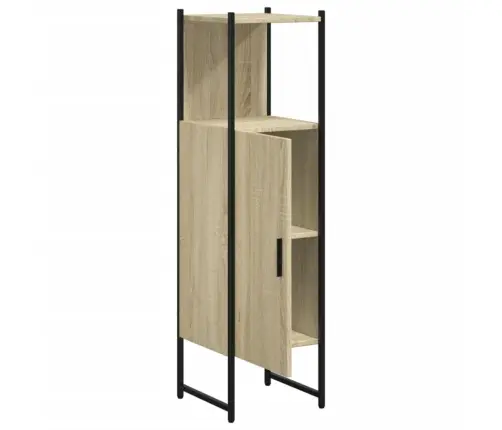 Vannitoakapp, Sonoma Tamm, 33 X 33 X 120,5 cm Tehispuit