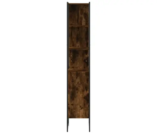 Vannasistabas Skapītis, Ozola, 33X33X185,5Cm, Inženierijas Koks Vidaxl