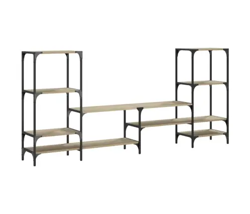 Televizoriaus Spintelė, Ąžuolo, 206,5X28,5X95cm Mediena