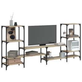 Tv Skapītis, Ozolkoka Krāsa, 206,5X28,5X95Cm, Inženierijas Koks Vidaxl