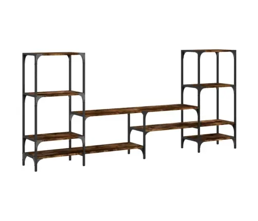 Tv Skapītis, Koka Krāsa, 206,5X28,5X95 Cm, Inženierijas Koks Vidaxl