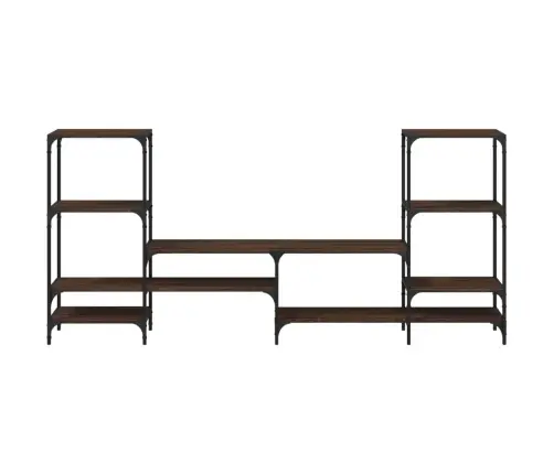 Tv Skapītis, Brūna Ozolkoka, 206,5X28,5X95Cm, Inženierijas Koks Vidaxl