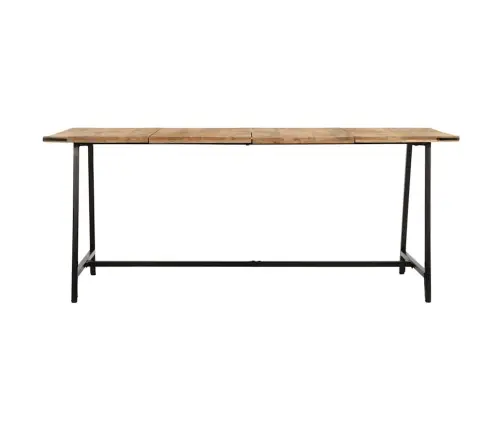 Virtuves Galds, 180X90X75 Cm, Mango Masīvkoks Vidaxl