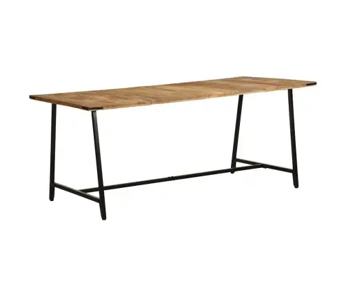 Virtuves Galds, 180X90X75 Cm, Mango Masīvkoks Vidaxl