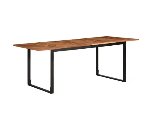 Söögilaud, 200 X 100 X 75 cm Akaatsiapuit