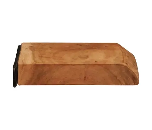 Sienas Plaukti, 2 Gab., 30X20X3,5 Cm, Akācijas Masīvkoks Vidaxl