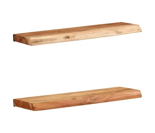 Seinariiulid 2 Tk, 60X20X3,5 cm Toekas Akaatsiapuit