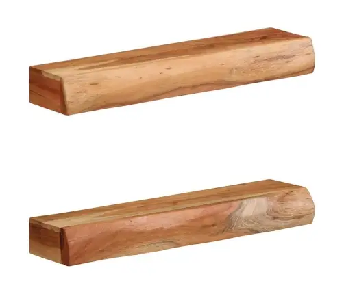 Seinariiulid 2 Tk, 60X17X8 cm Toekas Akaatsiapuit