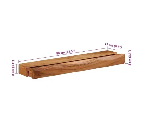 Seinariiulid 2 Tk, 80X17X8 cm Toekas Akaatsiapuit Seinariiulid 2 Tk, 80X17X8 cm Toekas Akaatsiapuit