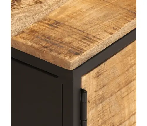 Televizoriaus Spintelė, 110X35X40cm Neapdorotas Mango Masyvas