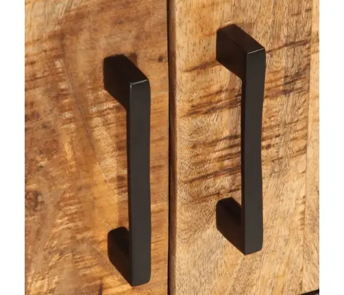 Televizoriaus Spintelė, 110X35X40cm Neapdorotas Mango Masyvas