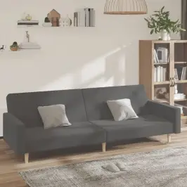 Dvivietė Sofa-Lova, Šviesiai Pilkos Spalvos, Audinys
