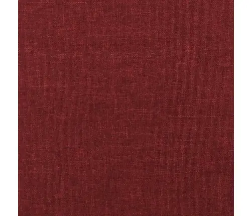 2-Vietīga Dīvāngulta Ar Diviem Spilveniem, Vīnsarkans Audums Vidaxl