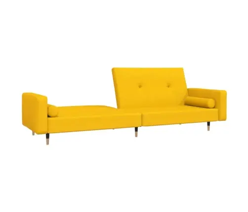 2-Kohaline Diivanvoodi Patjadega, Kollane, Samet