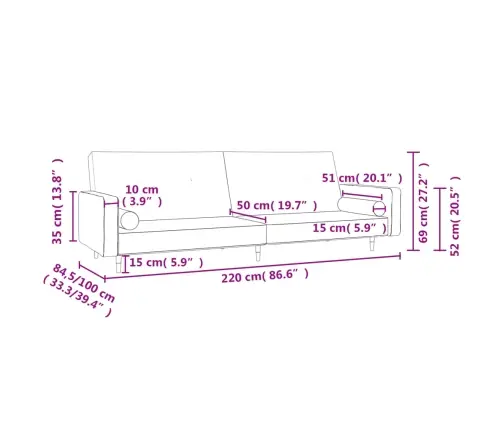 2-Kohaline Diivanvoodi Patjadega, Kollane, Samet