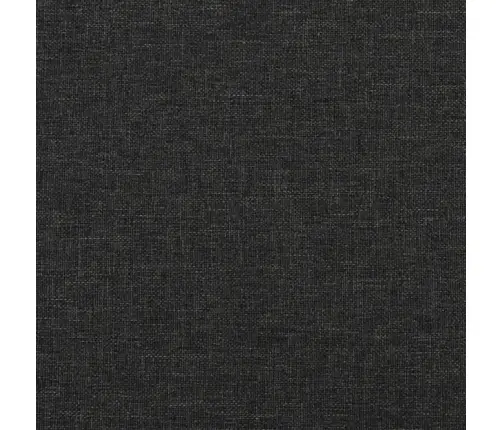 2-Vietīga Dīvāngulta, Melns Audums Vidaxl