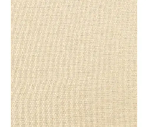 2-Vietīga Dīvāngulta, Krēmkrāsas Audums Vidaxl