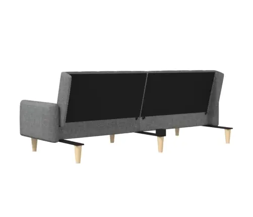 Dvivietė Sofa-Lova, Šviesiai Pilkos Spalvos, Audinys