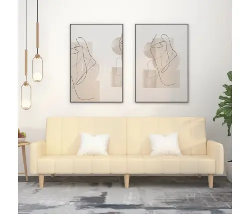 2-Kohaline Diivanvoodi, Kreemjas, Kangas