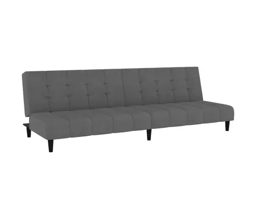 Dvivietė Sofa-Lova, Tamsiai Pilkos Spalvos, Aksomas