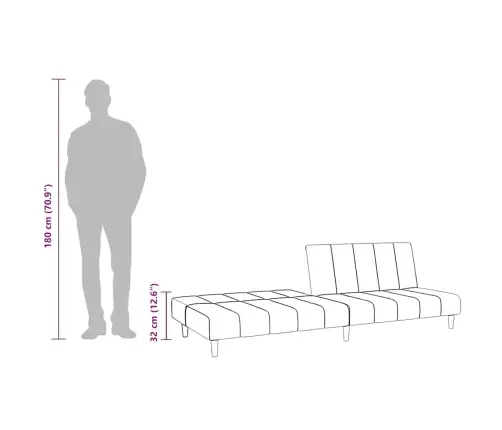 Dvivietė Sofa-Lova, Tamsiai Pilkos Spalvos, Aksomas