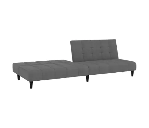 Dvivietė Sofa-Lova, Tamsiai Pilkos Spalvos, Aksomas