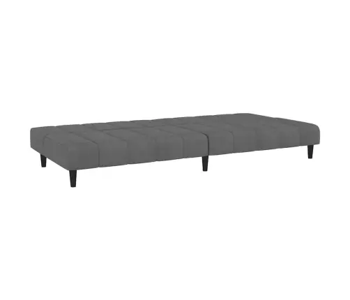 Dvivietė Sofa-Lova, Tamsiai Pilkos Spalvos, Aksomas