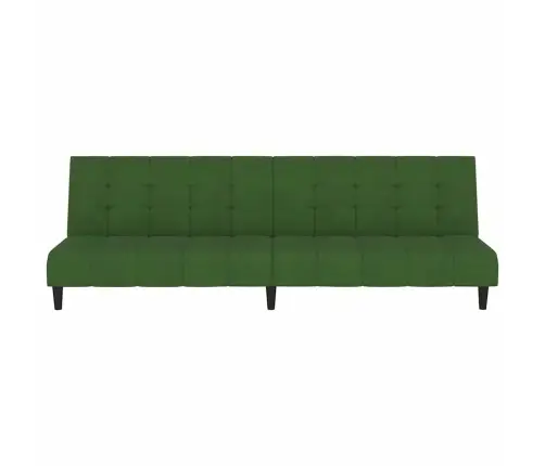 2-Vietīga Dīvāngulta, Tumši Zaļš Samts Vidaxl