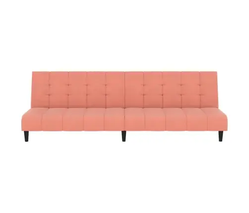 2-Vietīga Dīvāngulta, Rozā Samts Vidaxl