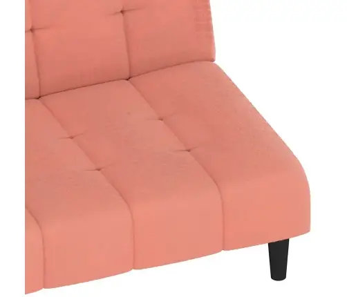2-Vietīga Dīvāngulta, Rozā Samts Vidaxl