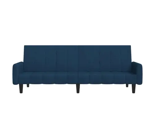 Dvivietė Sofa-Lova, Mėlynos Spalvos, Aksomas