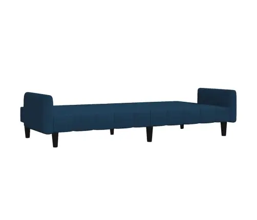 Dvivietė Sofa-Lova, Mėlynos Spalvos, Aksomas