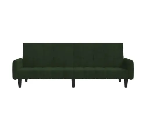 Dvivietė Sofa-Lova, Tamsiai Žalios Spalvos, Aksomas