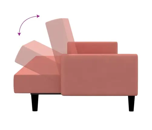 2-Kohaline Diivanvoodi, Roosa, Samet