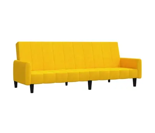 2-Vietīga Dīvāngulta, Dzeltens Samts Vidaxl