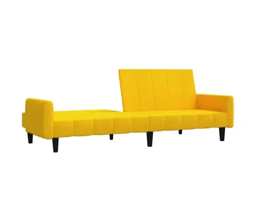 2-Vietīga Dīvāngulta, Dzeltens Samts Vidaxl