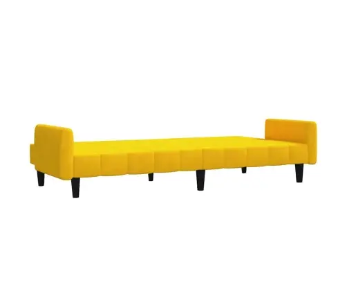 2-Vietīga Dīvāngulta, Dzeltens Samts Vidaxl