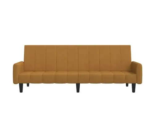 2-Vietīga Dīvāngulta, Brūns Samts Vidaxl
