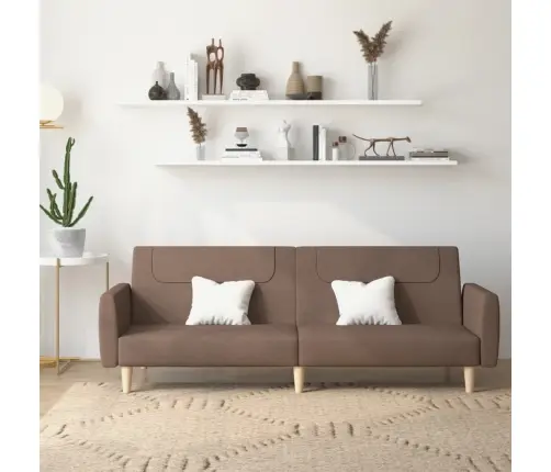 Dvivietė Sofa-Lova, Taupe Spalvos, Audinys