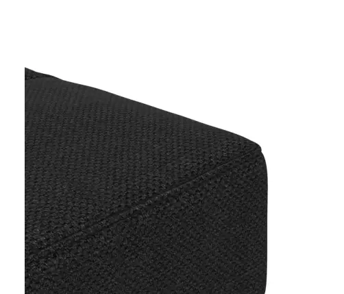 2-Vietīga Dīvāngulta Ar Diviem Spilveniem, Melns Audums Vidaxl